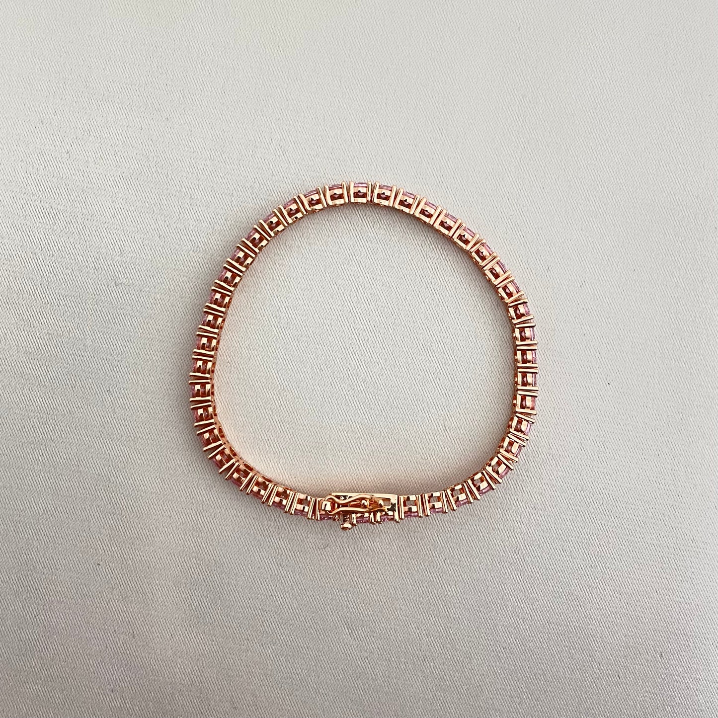 Pink Panther Tennis Bracelet