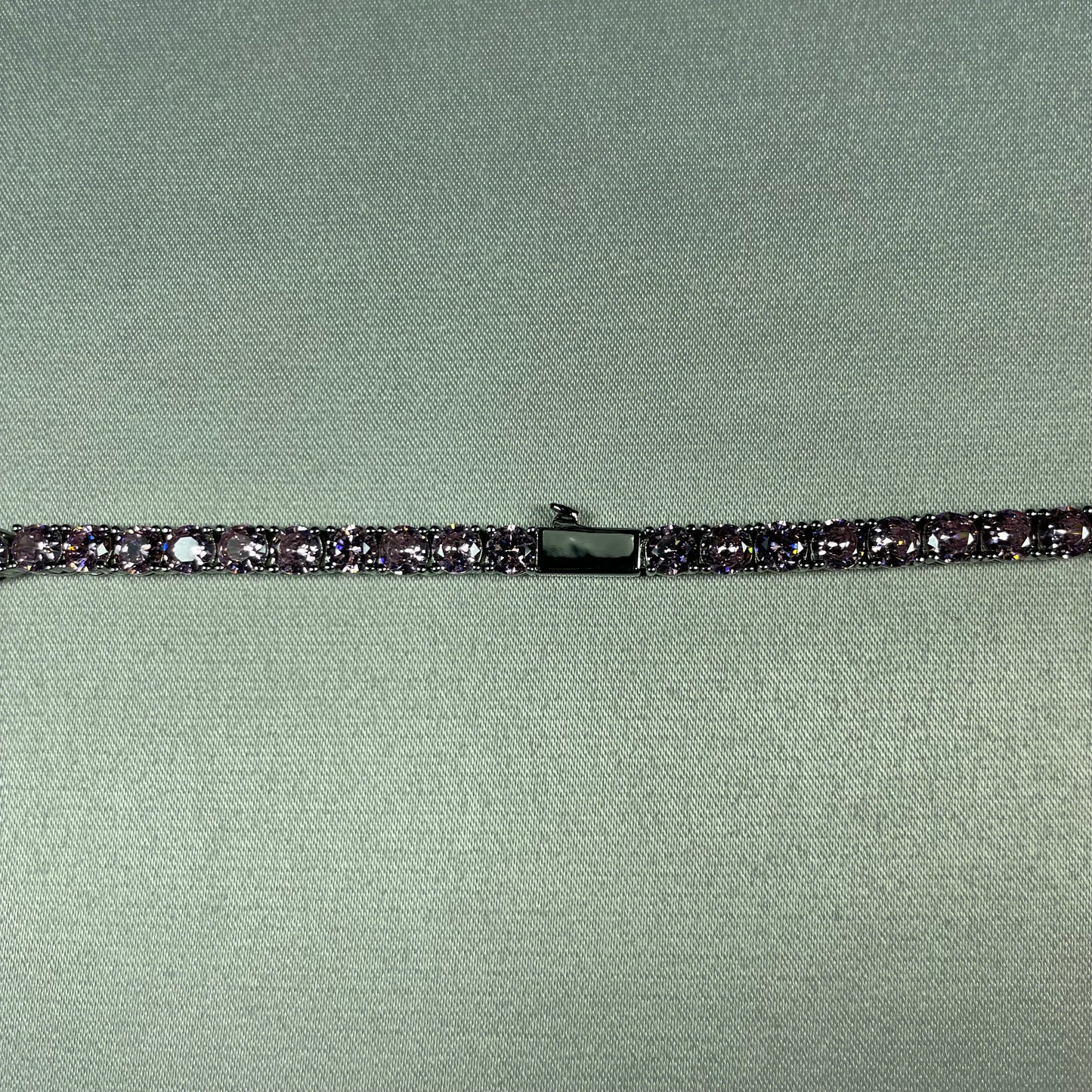 Pink Panther Tennis Necklace